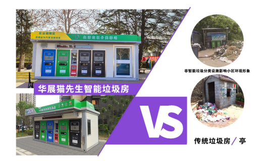 智能分類垃圾房，清潔小屋，垃圾分類收集站生產(chǎn)廠家